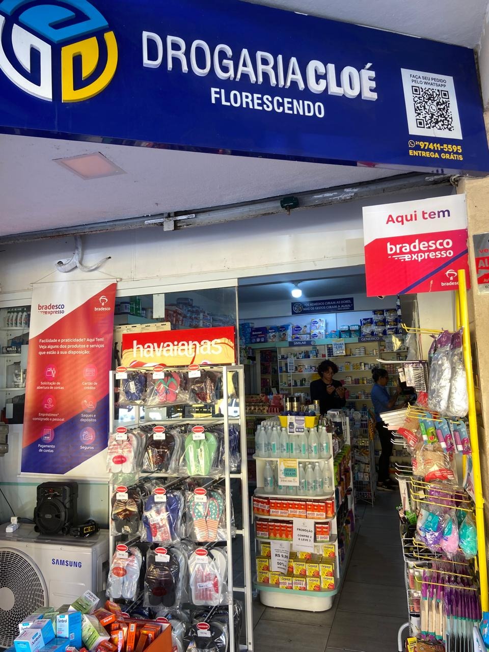 Fachada Drogaria Cloé